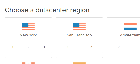 DigitalOcean datacenter region