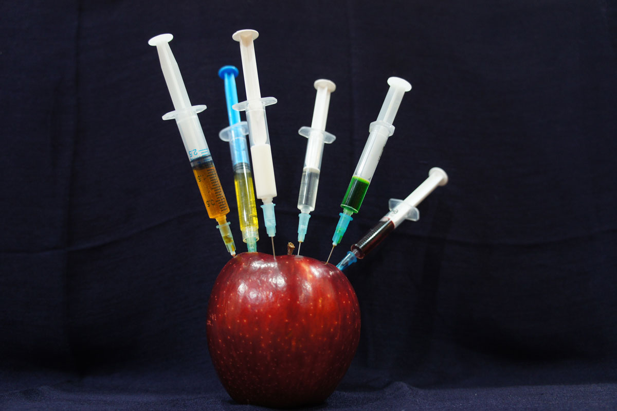 Injecting the apple with naughtiness